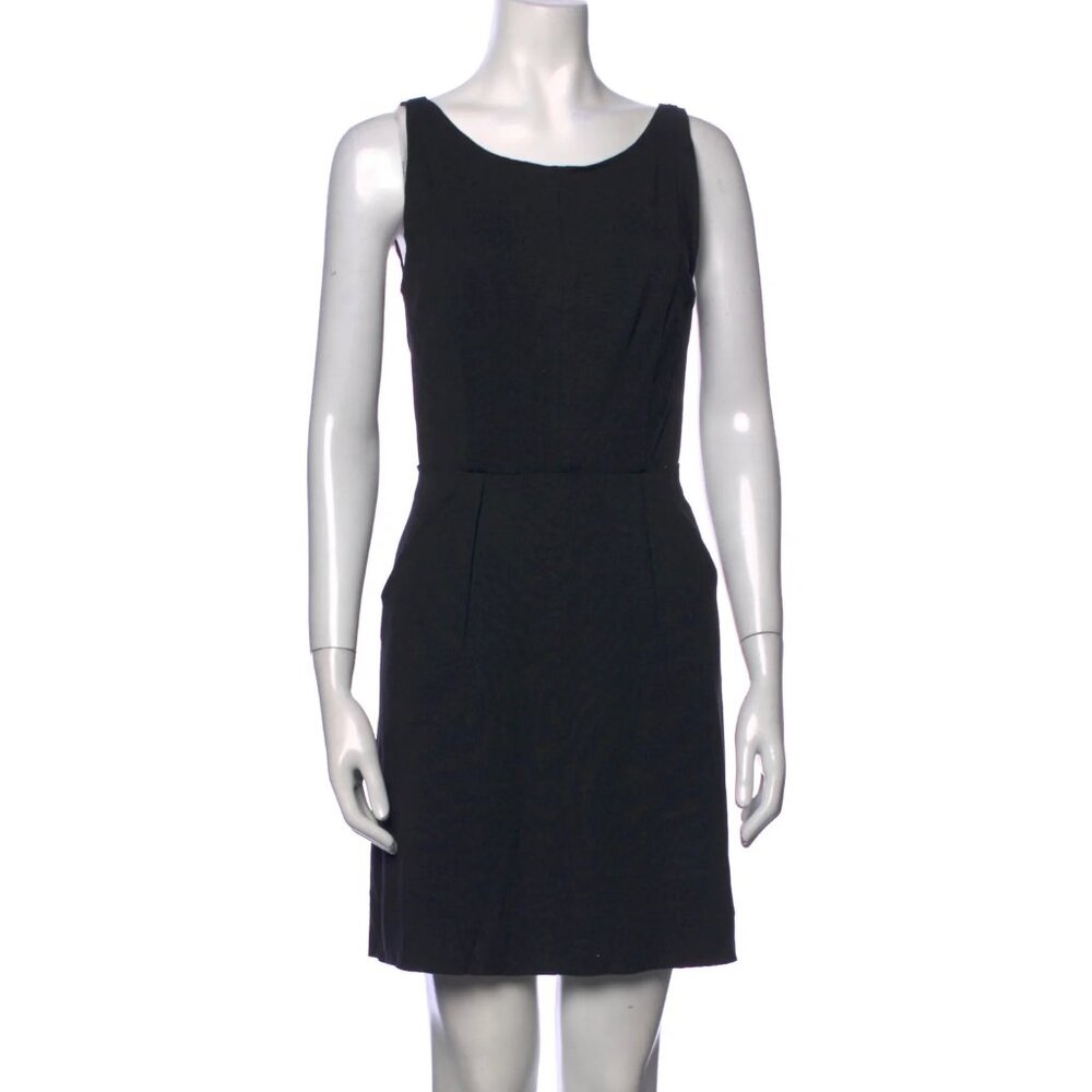 Milly Scoop Neck Mini Dress